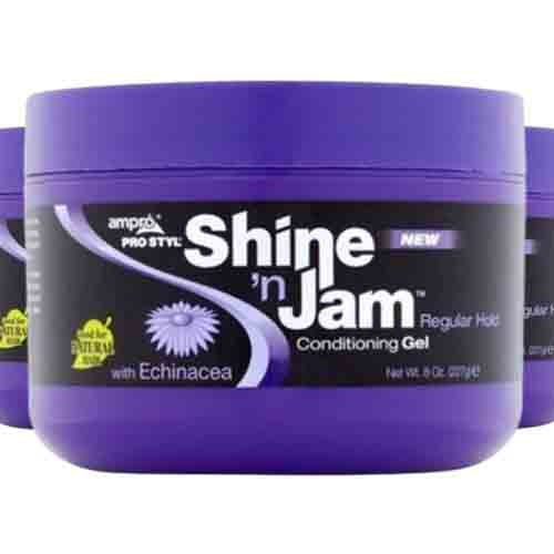 Ampro Shine 'n Jam Styling Gel – Regelmäßiger Halt 227g