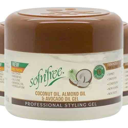Sof n'free Styling Gel mit Kokosnussöl – Ohne Alkohol 250ml