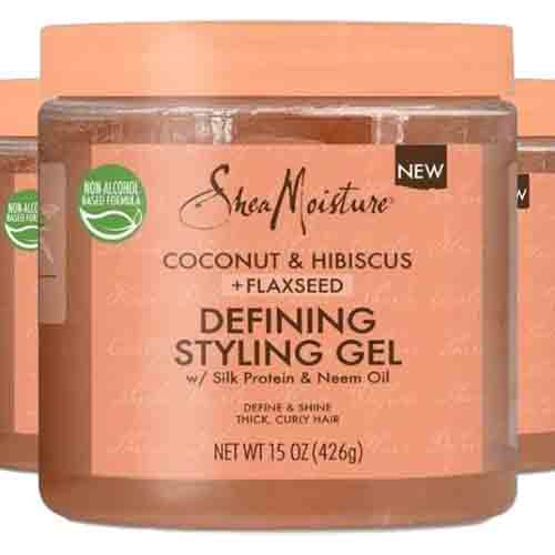 Shea Moisture Styling Gel mit Kokos & Hibiskus – Frizz Kontrolle 426g
