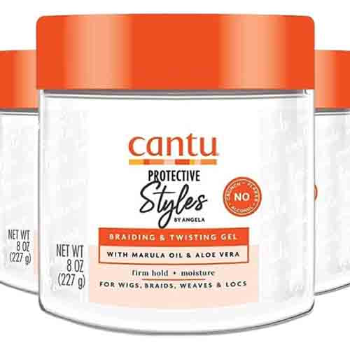 Cantu Styling Gel für Zöpfe & Twists – Langanhaltender Halt 227g
