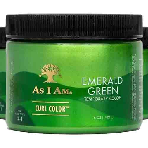 As I Am Curl Color Emerald Green 182g – Mittlerer Halt 182g