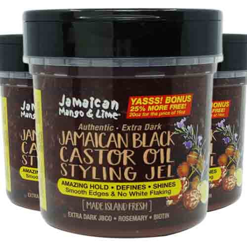 Jamaican Mango and Lime Styling Gel mit Schwarzem Rizinusöl – Extra Halt 567g