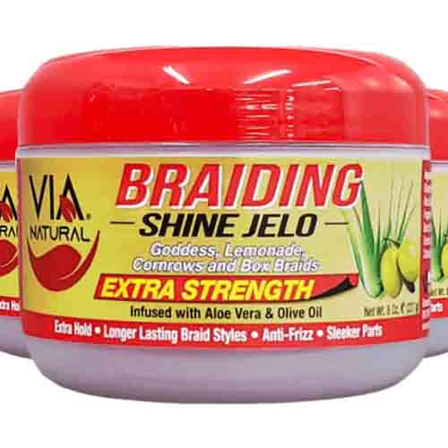 VIA Naturals Styling Gel Breading Shine Jelo Extra – Extra Halt 227g