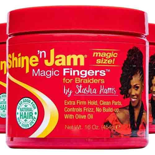 Ampro Styling Gel Shine 'n Jam Magic Finger Braid – Extra Halt 454g