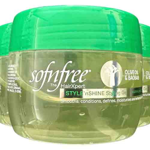 Sof n'free Styling Gel mit Olivenöl & Baobab – Extra Halt 250ml
