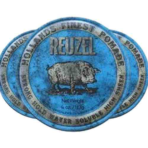Reuzel Pomade Blau – Starker Halt & Hochglanz 35g