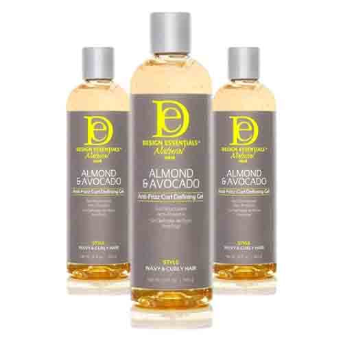 Design Essentials Styling Gel Mandel & Avocado – Anti-Frizz 345g
