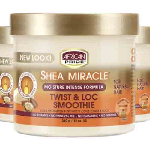 African Pride Lockencreme Shea Twist & Loc Smoothie – Feuchtigkeit 340g