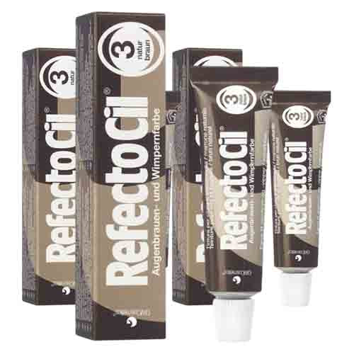 Refectocil Wimpern- und Augenbrauenfarbe Natural Brown – Langanhaltend 15ml
