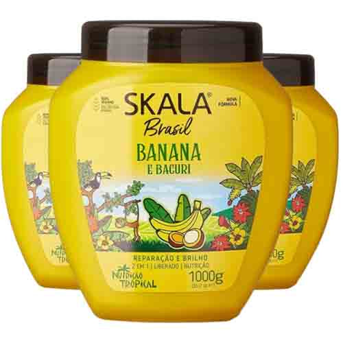 Skala Haarbehandlung mit Banane & Bacuri – intensive Feuchtigkeit 1000g