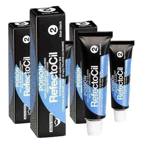 Refectocil Augenbrauen- und Wimpernfarbe Blau Schwarz – 15ml