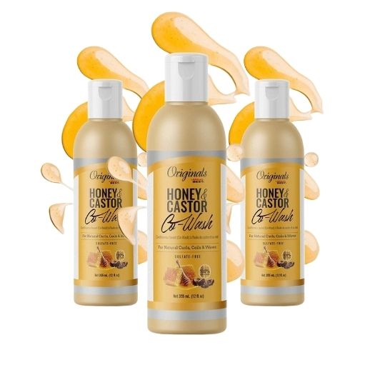 Africa's Best Co Wash mit Honig & Rizinus – Ohne Sulfate 355ml