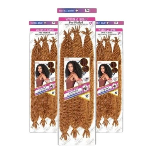 Vivitress Pre Fluffed WaterWave Fro Twist 24 inch – Voluminös 30g