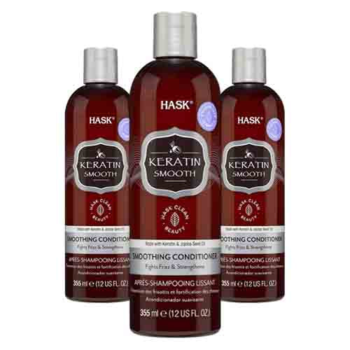 Hask Conditioner mit Keratin & Jojoba – Anti-Frizz 355ml
