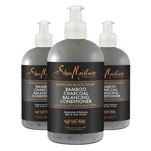 Shea Moisture Conditioner African Black Soap – Feuchtigkeit 384ml