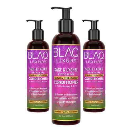 Blaq Luxury Conditioner mit Sage & Lychee – Repariert & Stärkt 355ml