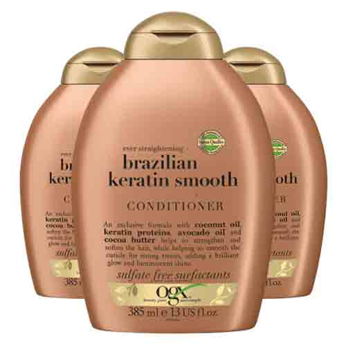 OGX Conditioner Brasilianisches Keratin Smooth – Feuchtigkeit 385ml