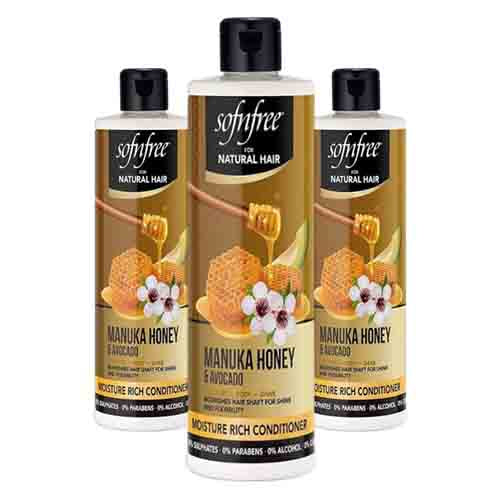 Sofn'free Conditioner mit Manuka-Honig & Avocado – Feuchtigkeit 350ml