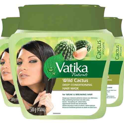 Dabur Vatika Naturals Haarmaske Wild Cactus – Tiefenpflege 500g