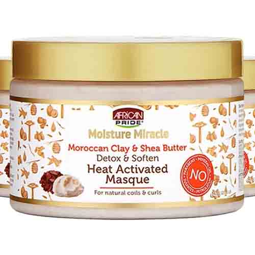 African Pride Maske mit Marokkanischer Erde & Sheabutter – Detox & Weichheit 340g