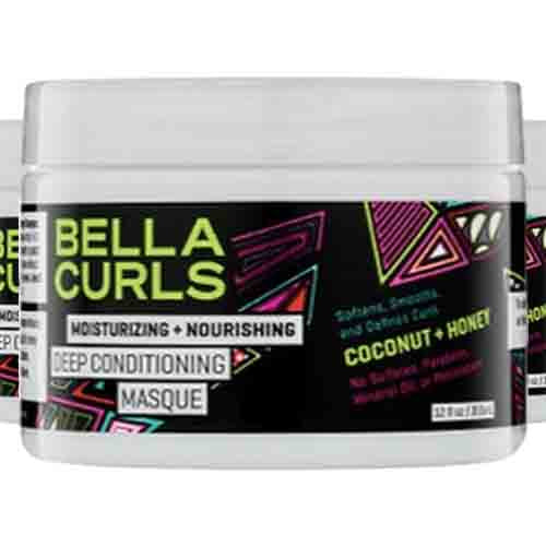Bella Curls Deep Conditioning Maske mit Kokosnuss – Feuchtigkeit 340g