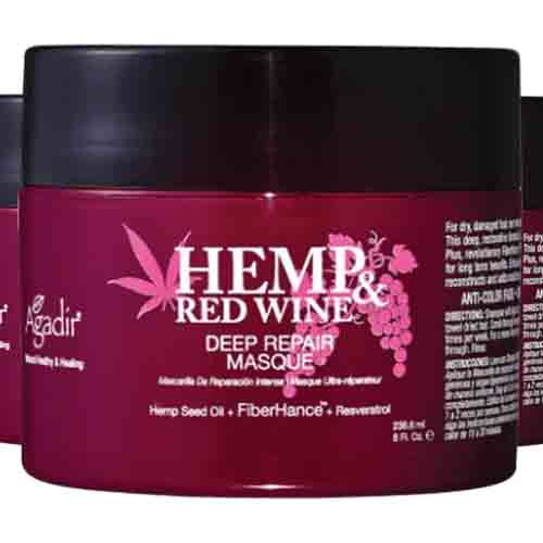 Agadir Haarmaske Hemp & Red Wine – Tiefenreparatur 236ml