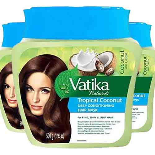 Dabur Vatika Naturals Haarmaske Tropical Coconut – Tiefenpflege 500g