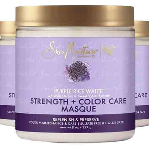 Shea Moisture Haarmaske Purple Rice Water – Intensiv Feuchtigkeit 227g