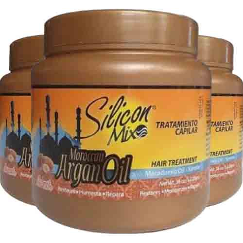 Silicon Mix Haarkur mit Marokkanischem Arganöl – Feuchtigkeit 1020ml