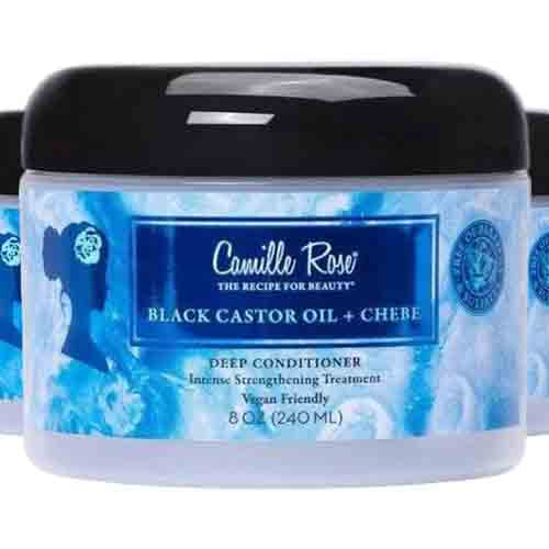 Camille Rose Tiefenpflege Black Castor Oil + Chebe – Stärke 240ml