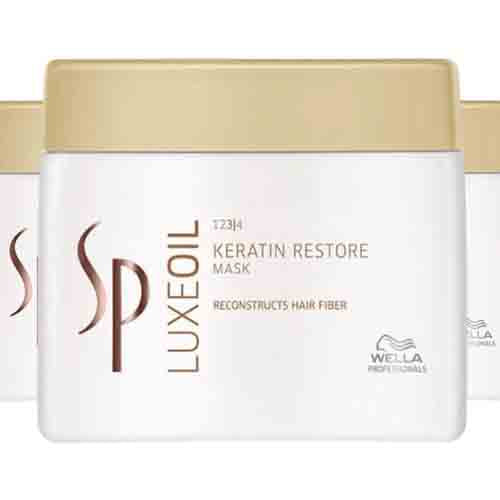 Wella SP LuxeOil Keratin Restore Mask – Haarstruktur Verbessern 400ml