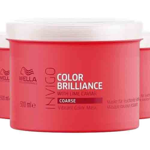Wella Professionals Invigo Color Brilliance Maske Coarse – Farbschutz 500ml