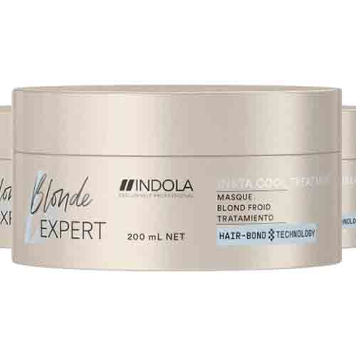 Indola Haarmaske Blonde Expert Insta Cool Treatment – Kühlende Wirkung 200ml