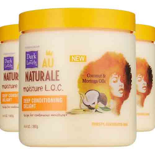 Dark and Lovely Haarmaske Moisture LOC Deep Conditioning Delight – Intensive Feuchtigkeit 397g