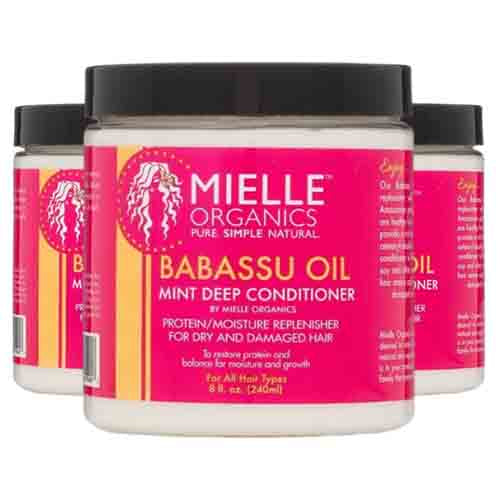 Mielle Organics Tiefenpflege Babassu Öl & Minze – Feuchtigkeit 240ml