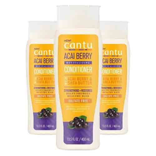Cantu Revitalisierender Conditioner Acai Berry – Feuchtigkeit 400ml