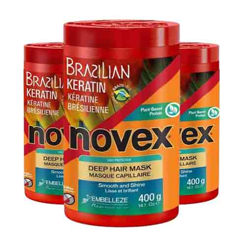 Novex Haarmaske Brazilian Keratin – Glättend 400g