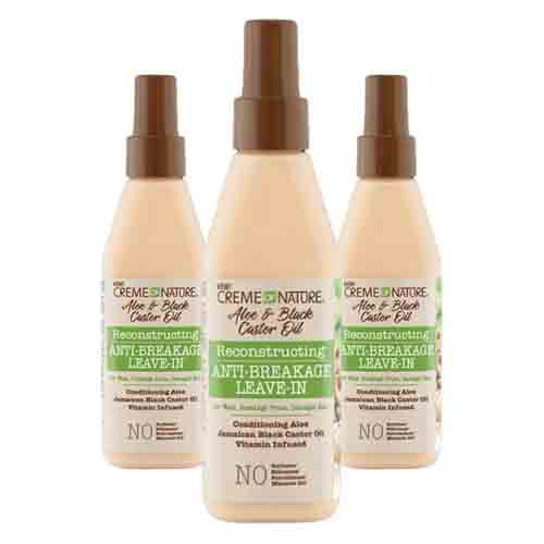 Creme of Nature Leave-In Aloe & Black Castor Oil – Anti-Breakage 236ml