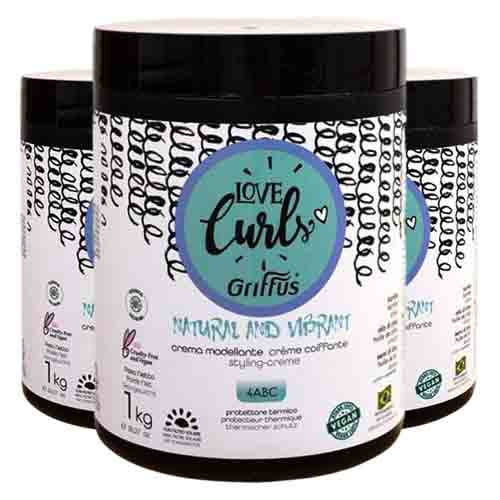 Griffus Lockencreme Natural & Vibrant – Feuchtigkeit 1000g