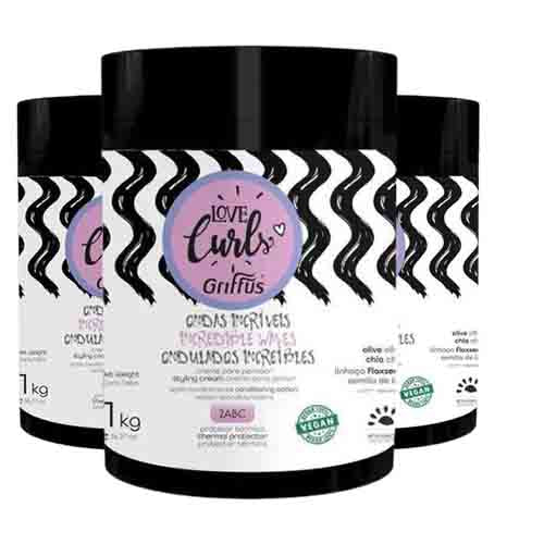 Griffus Lockencreme Incredible Waves (2ABC) – Intensive Feuchtigkeit 1000g
