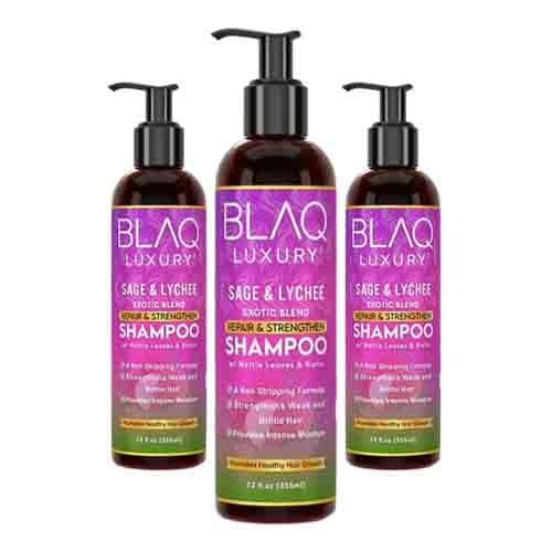 Blaq Luxury Shampoo mit Salbei & Litschi – Ohne Sulfate 355ml