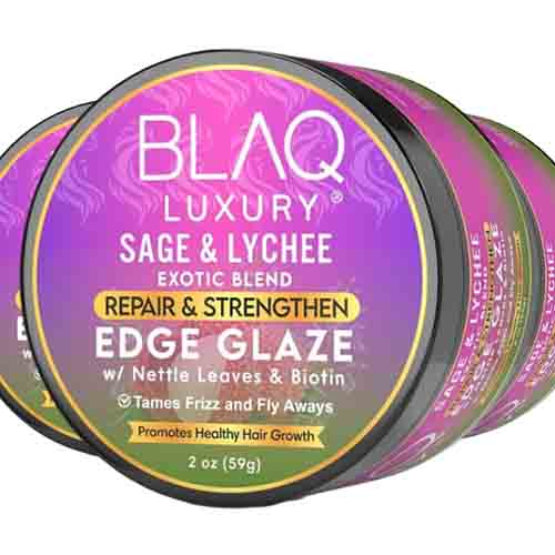 Blaq Luxury Edge Glaze mit Salbei & Lychee – Frizz-Kontrolle 85g