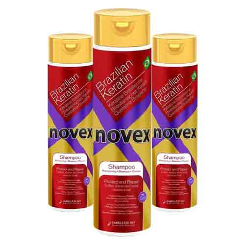 Novex Shampoo mit Brasilianischer Keratin – Ohne Salz 300ml