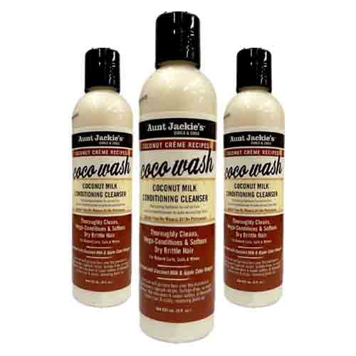 Aunt Jackie's Coco Wash – Kokosmilch-Reinigungsconditioner 237ml