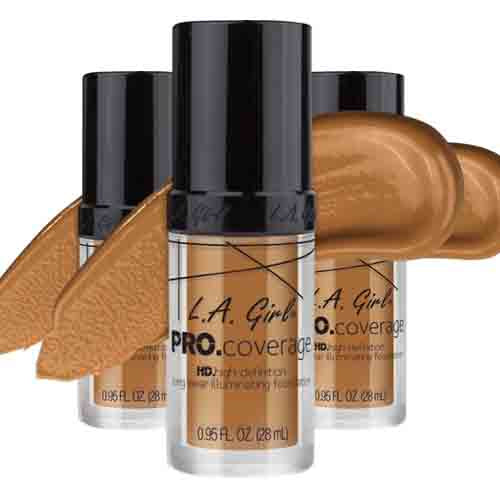 LA Girl PRO Coverage HD Foundation Bronze GLM651 – Leichte Textur 30ml