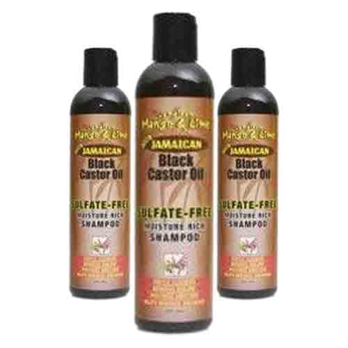 Jamaican Mango & Lime Shampoo mit Schwarzem Rizinusöl – Ohne Sulfate 237ml