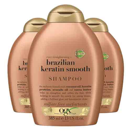 OGX Shampoo Brazilian Keratin Smooth – Ohne Sulfate 385ml