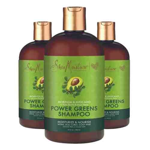 Shea Moisture Shampoo Moringa & Avocado – Feuchtigkeit 384ml