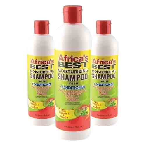 Africa's Best Shampoo mit Conditioner – Feuchtigkeit 355ml