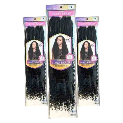 Vivitress Goddess Locs 22" # 1b – Füllig und Stylisch 100g